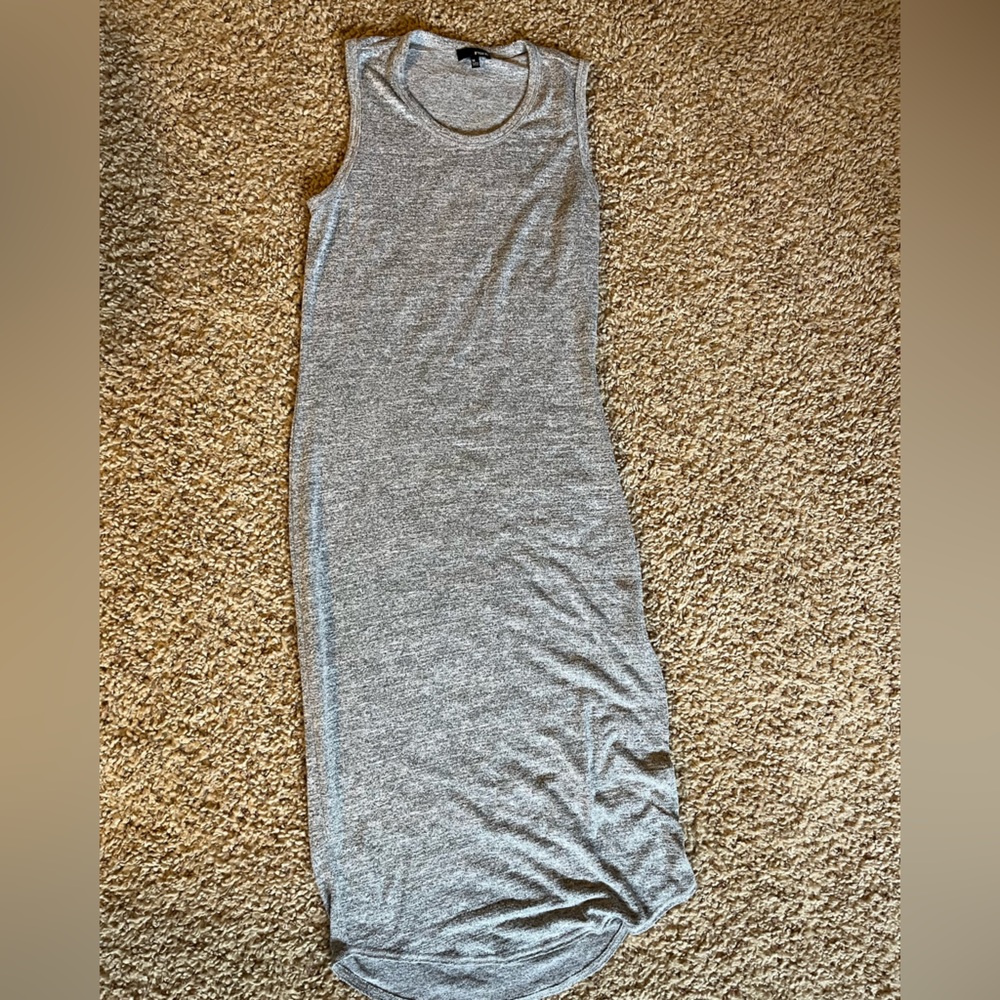 Wilfred Free Gray Sleeveless Maxi Dress